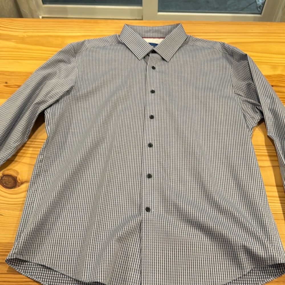 Blue dress shirt